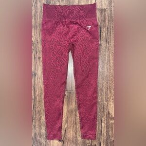Gymshark adapt animal seamless leggings, size medium